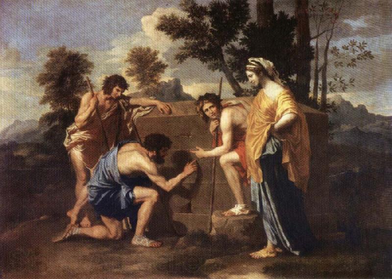 POUSSIN, Nicolas Et in Arcadia Ego